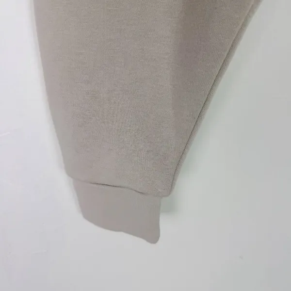 NWT IVL Collective Cropped Crewneck Sweatshirt Cotton Fleece Stone Size Medium M - Image 4