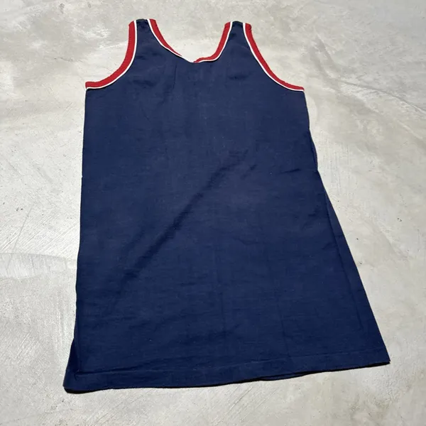Vintage 1970s Illinois Fighting Illini Tank Top Shirt Basketball Muscle T Jersey - Image 8