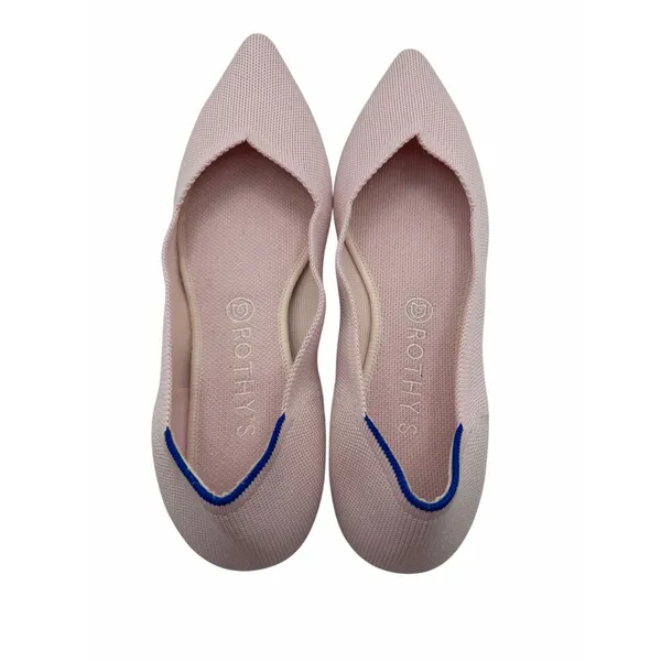 Rothy’s The Point Pink Blush Ballet Flats Comfort Washable‎ Luxe Chic Size 11 - Image 8