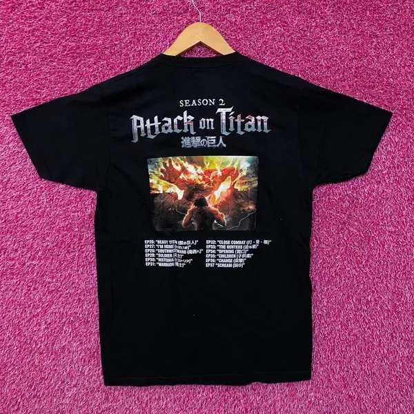 Attack on Titan Character Poster Tshirt size medium - Image 3