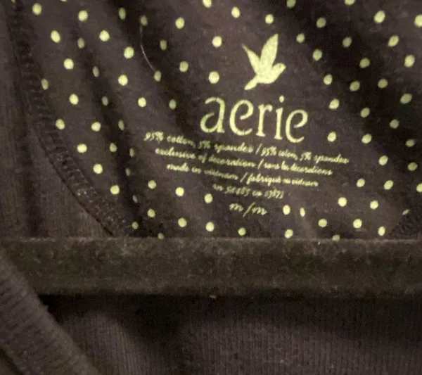 Black aerie tank top - Image 5