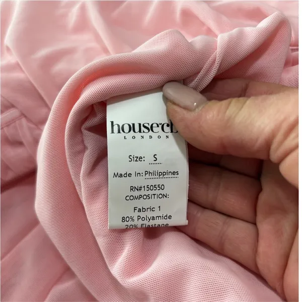 HOUSE OF CB Romola Maxi Cocktail Dress Pink Size Small - Image 6