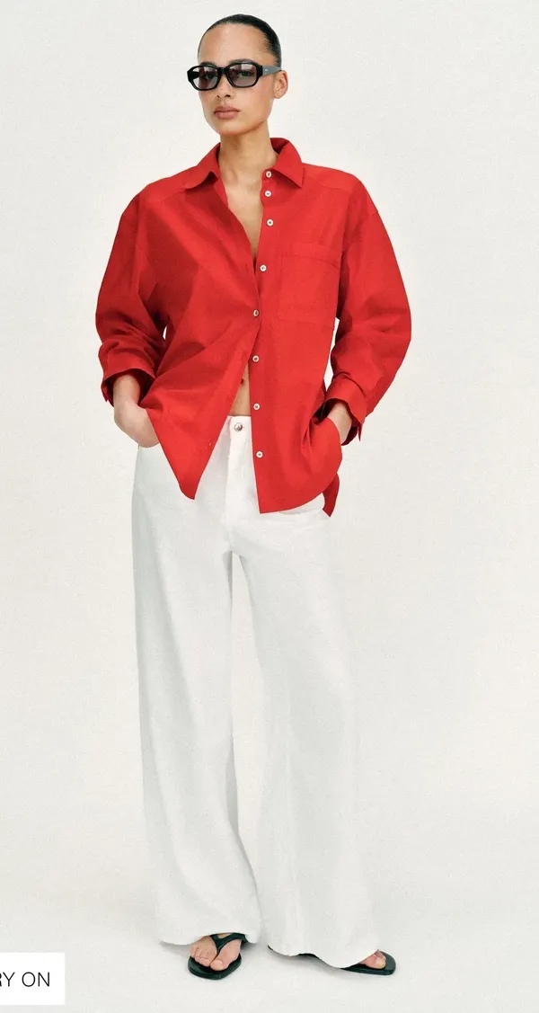 ZARA White Jeans Straight - Image 2