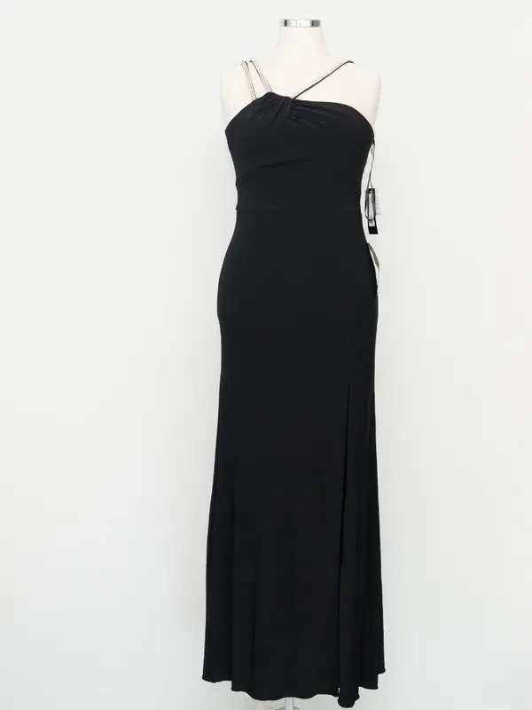 XSCAPE - Asymmetric‎ Rhinestone Strap Gown - Image 2