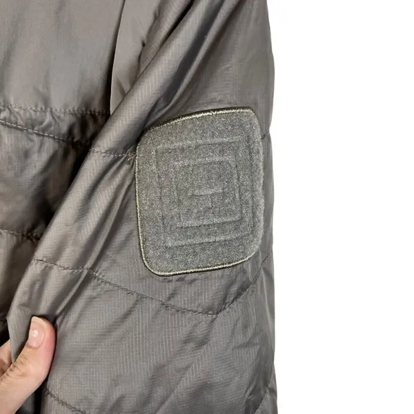 5.11 Tactical Puffer Jacket Womens Medium Insulated‎ Gray Zip Up Outdoor Winter - Image 6