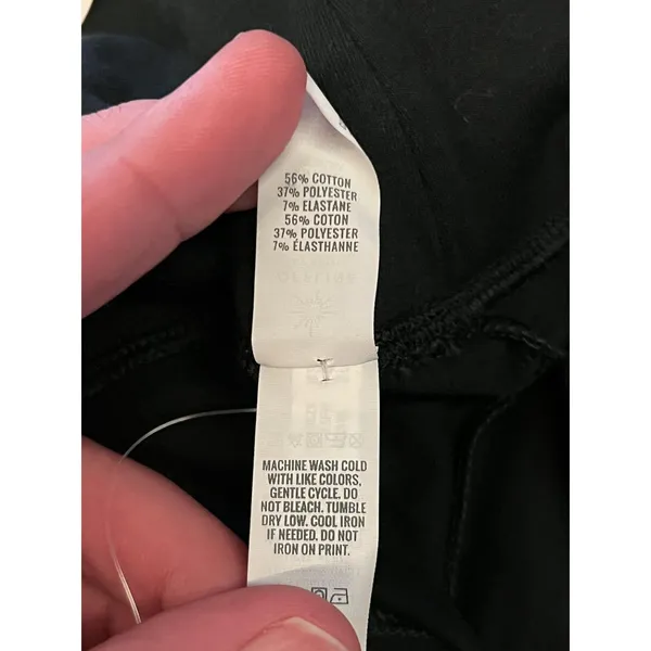 OFFLINE By Aerie Leggings Womens Medium Black Foldover Hi Rise Flare Yoga Pants - Image 12