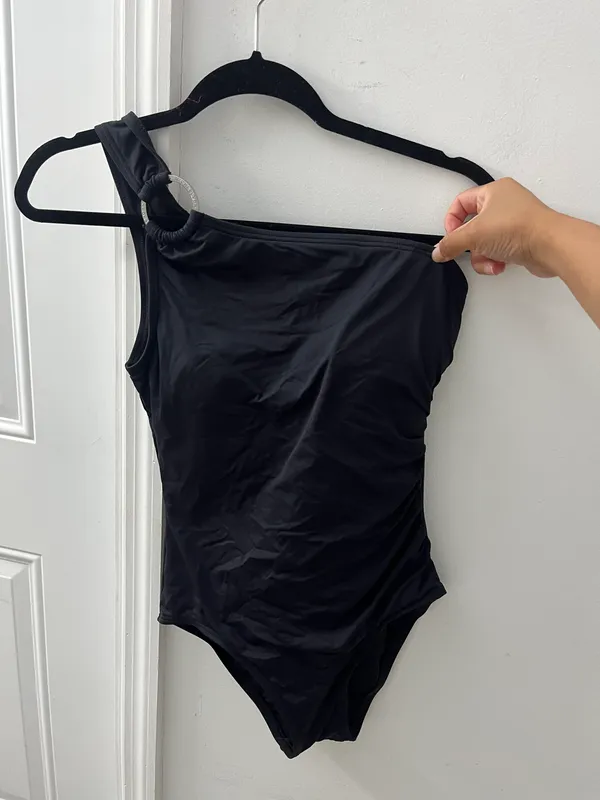 Black One Piece Swimsuit - Image 3