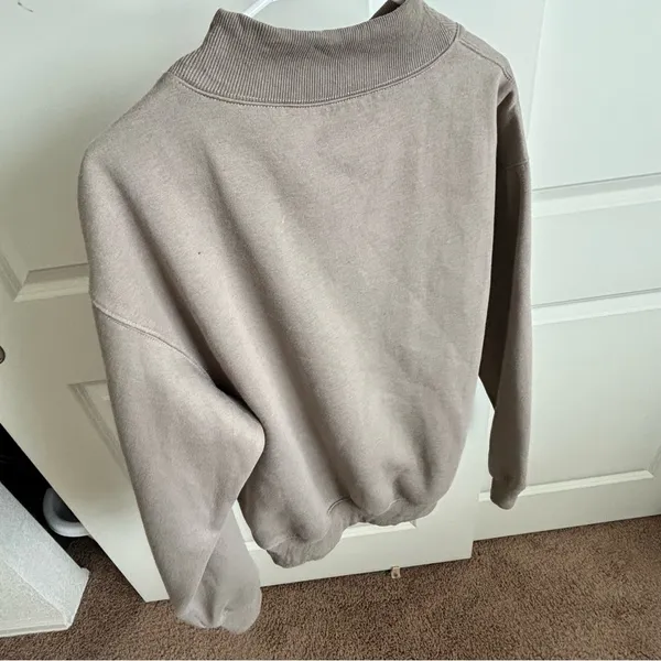 Women’s Mockneck Sweater Brown - Image 3