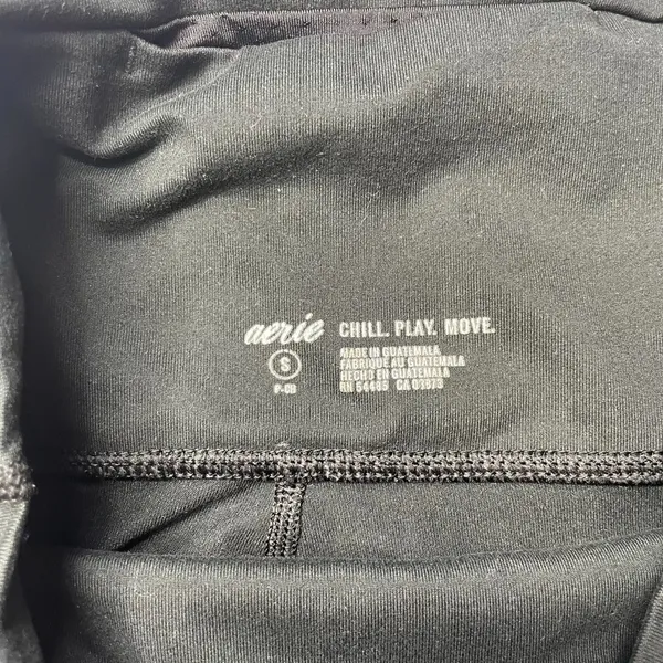 Aerie Cropped Black Leggings - Image 5