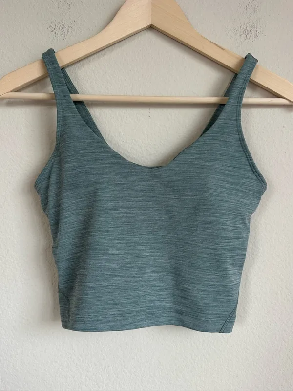 Lululemon Align Heathered Tidewater Teal Tank - Image 5