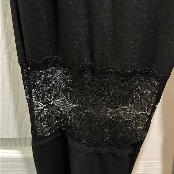 Elegant Black Super Bell Bottoms Size L - Image 4