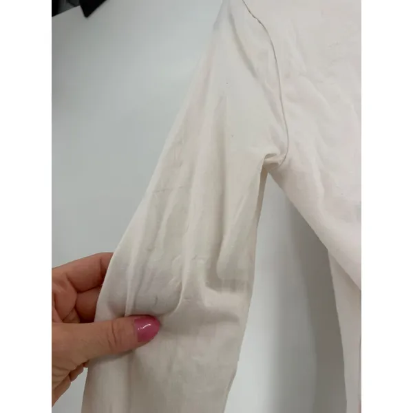 Abercrombie & Fitch Bodysuit Womens Small White Sweetheart Neck Long Sleeve NWT - Image 7