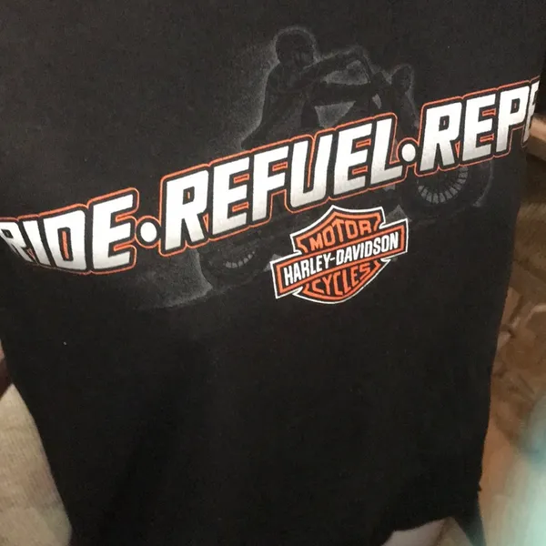 Harley Davidson graphic tee Nebraska black M - Image 7