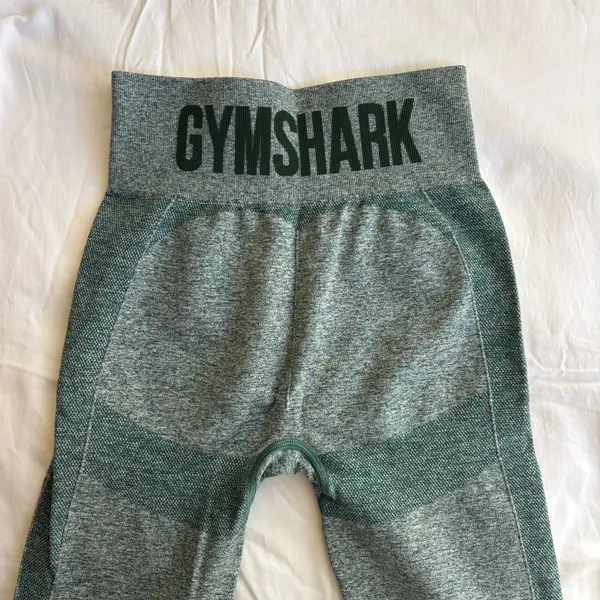 Gymshark Seamless Vital Leggings Green - Image 2