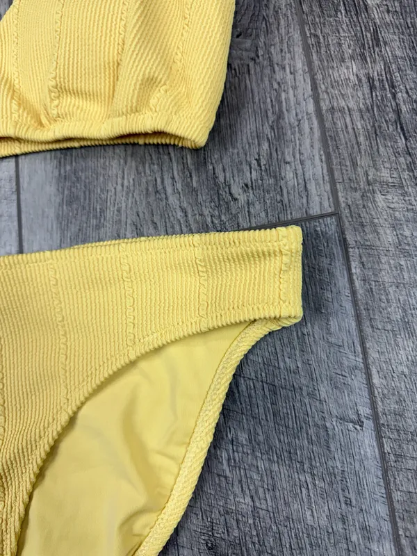 Aerie Yellow Ribbed Bikini Set - Image 2