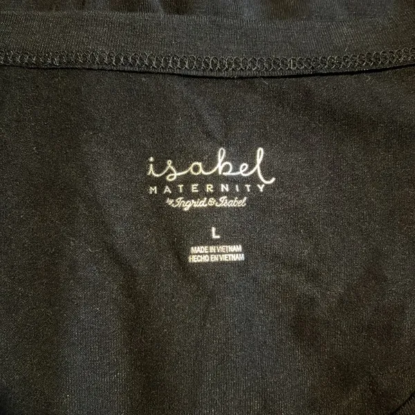NWT Isabel Maternity By Ingrid & Isabel Long Sleeve Below Knee Dress S20 - Image 3