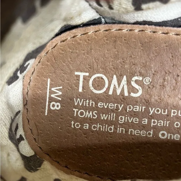 Gray classic Tom’s flats size women’s‎ 8 - Image 7