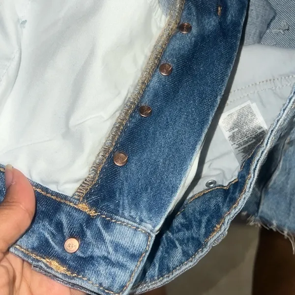 OLD NAVY High-Waisted OG Straight Ripped Jean Size 22 - Image 10