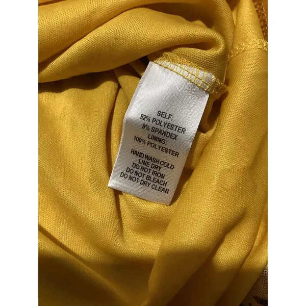Lulu’s Golden Yellow Leopard Print Ruffled Mini Skirt S - Image 6
