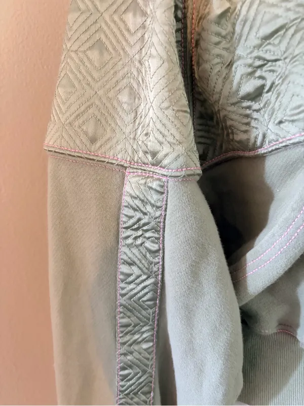 NWT Rare Free People Diamond Mind Pullover Hoodie Sweatshirt, Sz L - Image 8