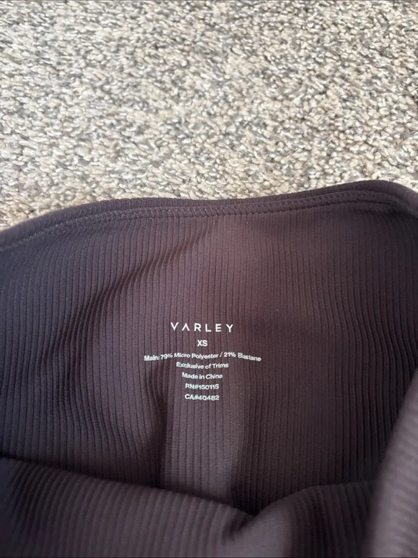 Varley Ribbed Leggings size XS - Image 3