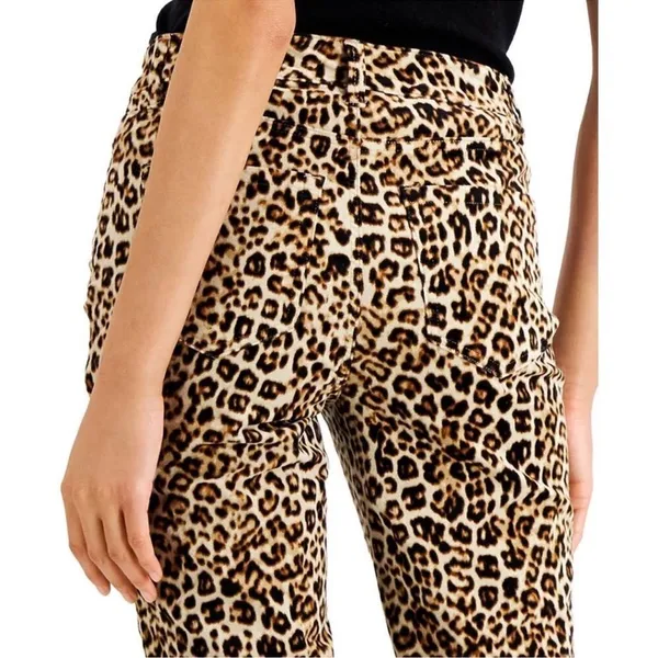 Charter Club Leopard Print Straight Leg Pants(Size 6) - Image 7