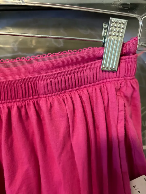 Pink wide leg sleeping pants - Image 4