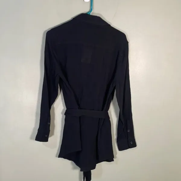 Andie The Corvo Button Up Top‎ CoverUp Black size S NWT - Image 4