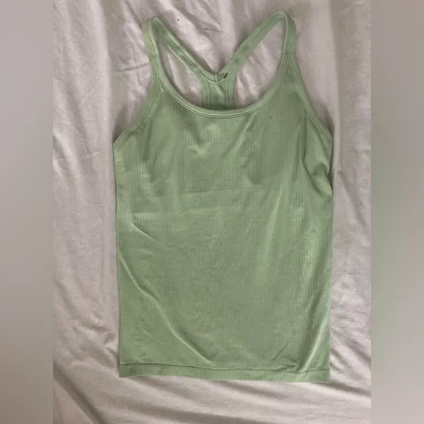 Lululemon Ebb To Street Tank II Light Green Size 10 - Image 2