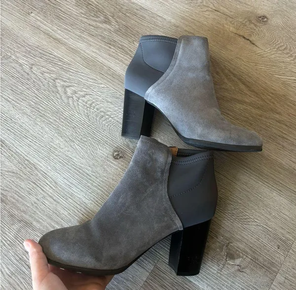 VIONIC PERK WHITNEY CHARCOAL ANKLE BOOTS. SIZE 7 - Image 8