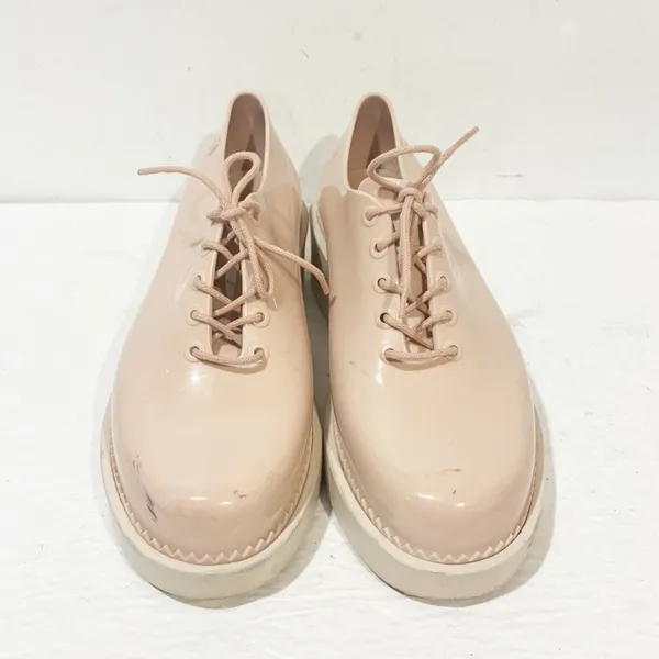 Melissa Size 9‎ Pink PVC Jelly Lace Up Oxford Shoes - Image 2
