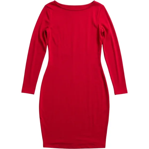 Lulus Red Long Sleeve Bodycon Mini Dress D11947HRL Size Small - Image 2