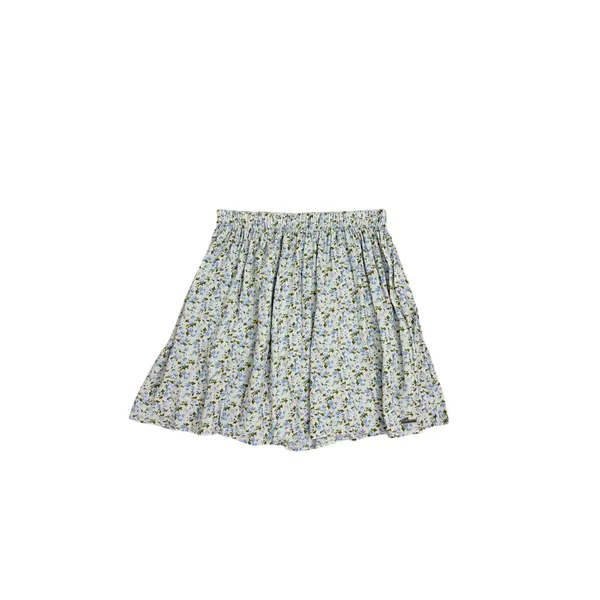 Abercrombie & Fitch Floral Mini Skirt Delicate Feminine Blue White Size Small - Image 3
