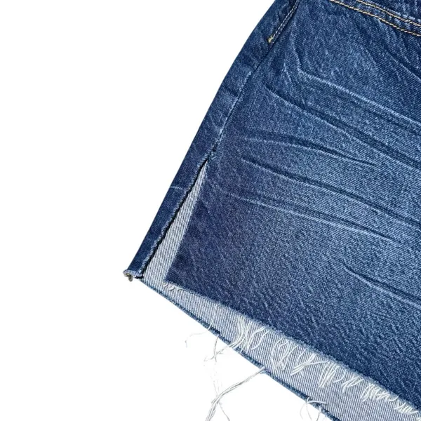 Levi’s 501 Cutoff Denim Jean Shorts Women’s 28 Button Fly Raw Hem Frayed Split - Image 5