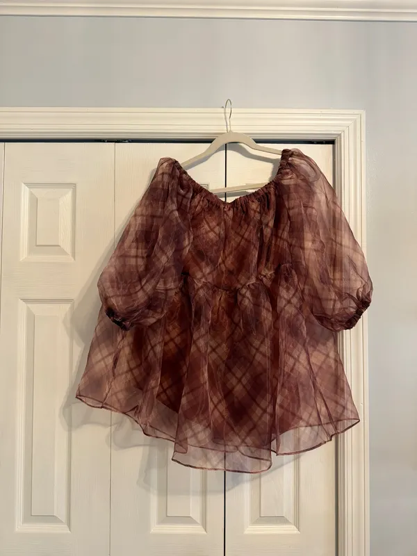 NWOT Vici Strapless Chiffon Mini Dress - Image 4