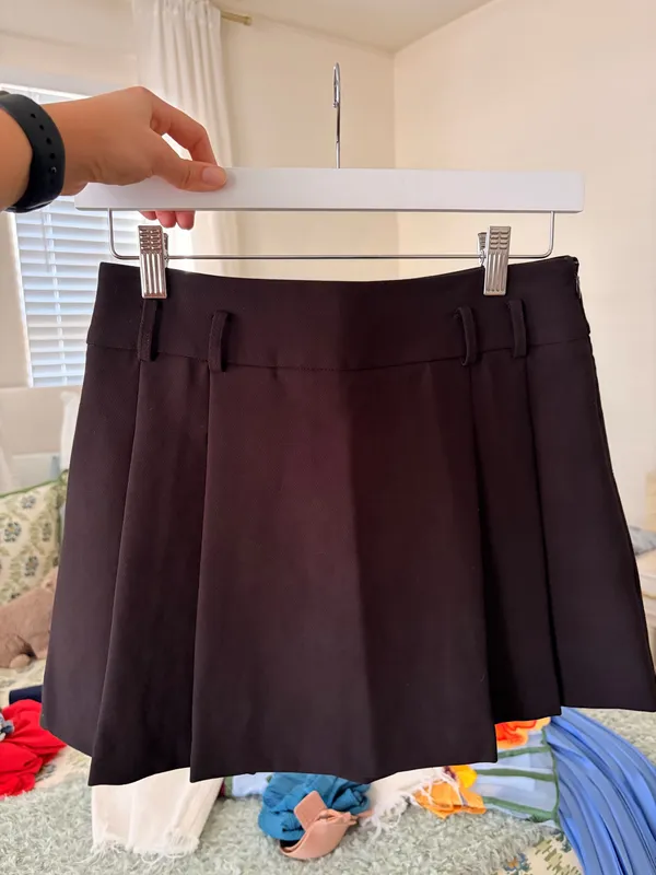 MANGO College Pleated Mini Skirt - Image 4
