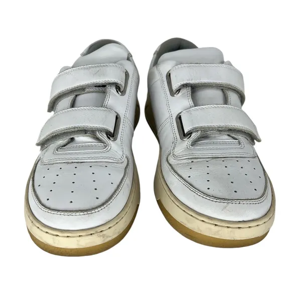 Acne Studios White Face Double Strap Low Top‎ Sneakers - Image 5