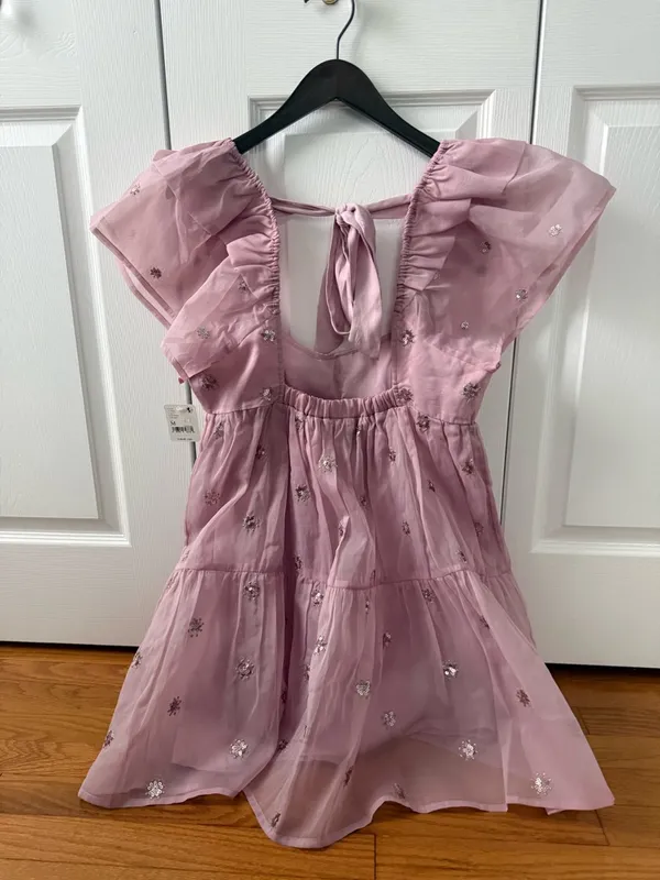 Free People Maude Mini Dress in Pink - Image 5