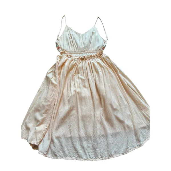 Anthropologie Raga Cotton Embellished Mini Dress - Size L - Image 15