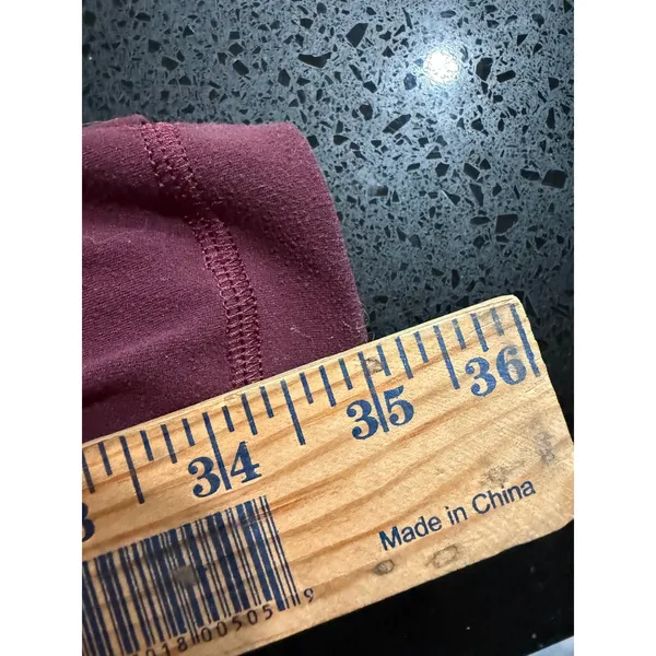 Lululemon Align High-Rise Pant 28 Burgundy Plum‎ Nulu Yoga Leggings Size 2 - Image 7