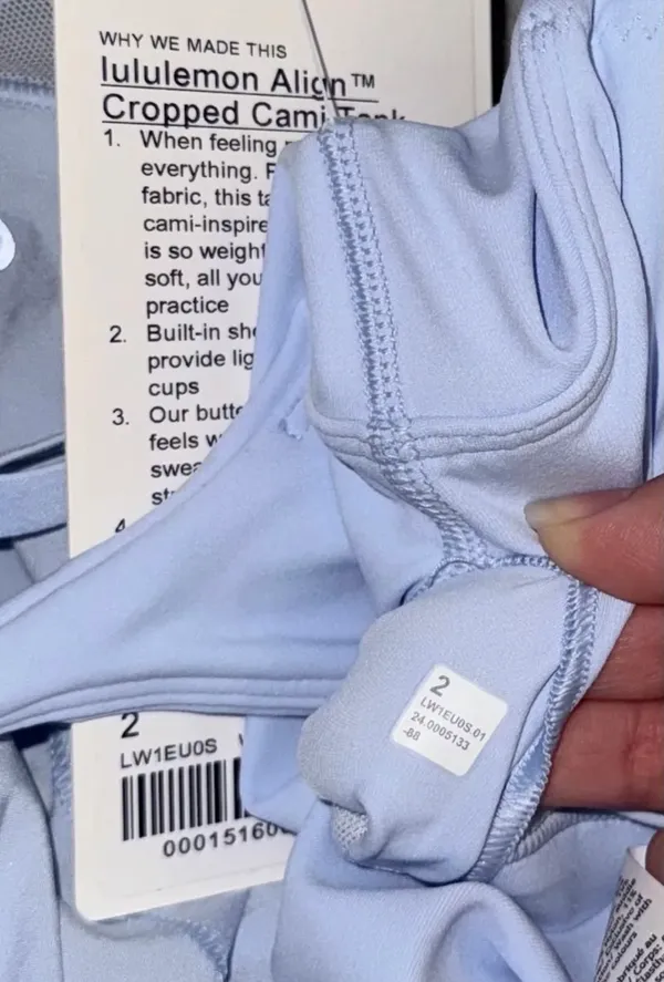 Lululemon align cami tank windmill 🦋🩵 - Image 3