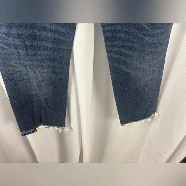 American Eagle strigid super high‎ rise ankle straight jeans SAMPLE Size 8 EUC - Image 7