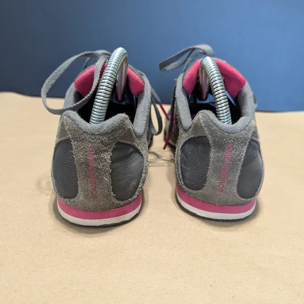 New Balance 442 Suede Sneakers Running Shoes Gray Pink Womens 7.5 Activewear - Image 3