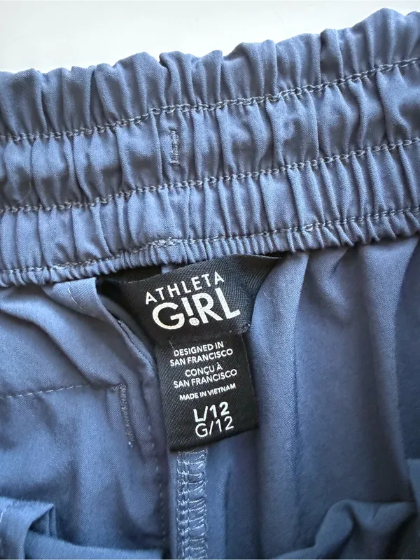 Athleta Girl Gray Athletic Shorts size Large / 12 - Image 4