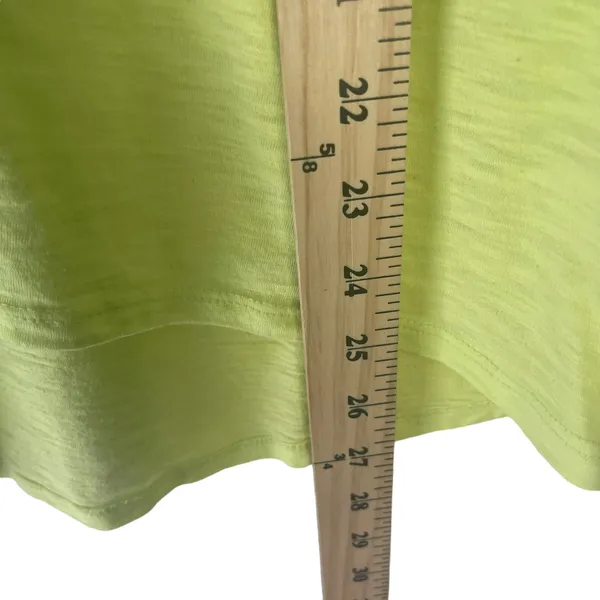 Athleta Size M Neon Green Comfort‎ Breathable T Shirt - Image 6