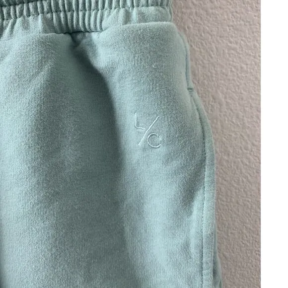 L'Couture Revive Lounge‎ Sweat Shorts Sage Green - Image 6