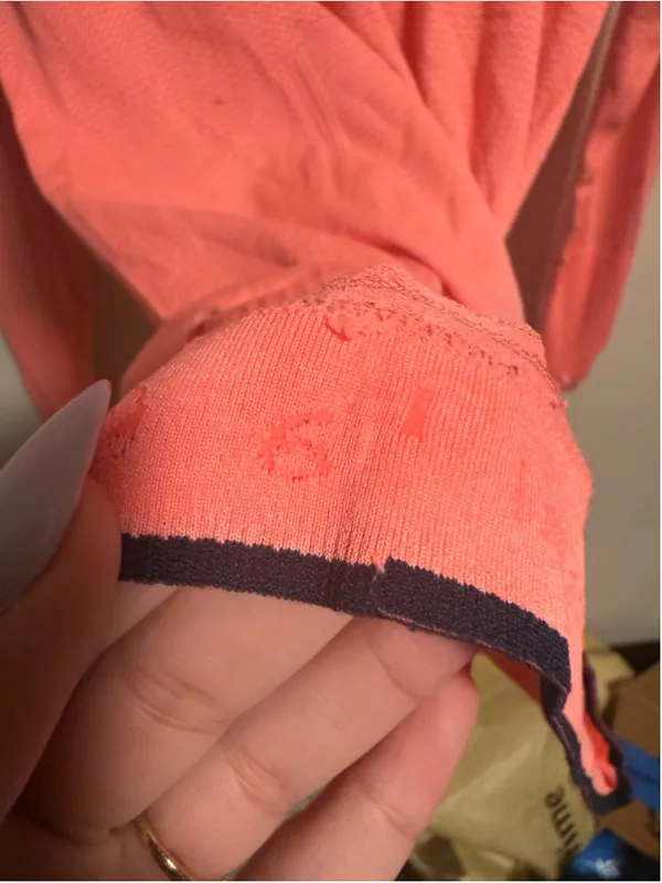 Lululemon Swiftly Tech Long Sleeve Light Flare Inkwell Orange Pink- Size 6 - Image 3