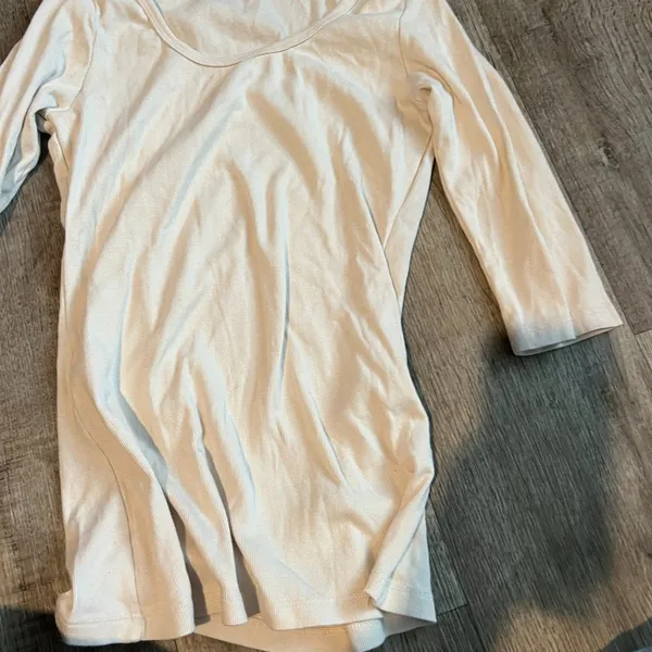 PJ Harlow ribbed‎ tan Norah top size small - Image 2