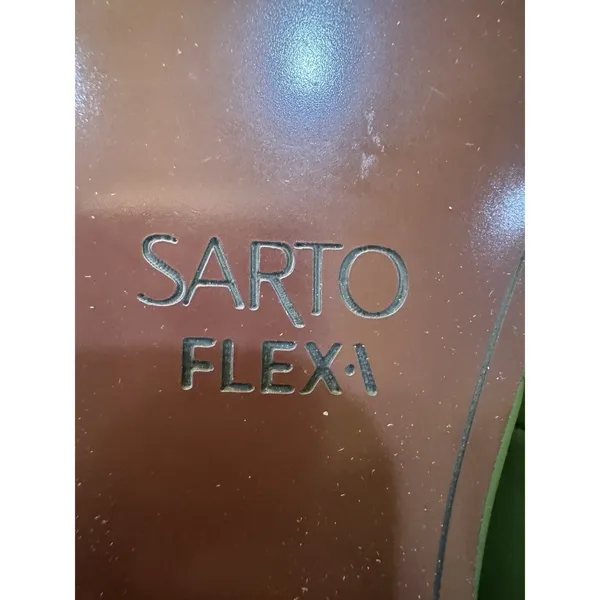 Sarto Flex Amaya 3 Square Toe Ballet‎ Flats Army Leather Size 7.5 Old Money Prep - Image 10
