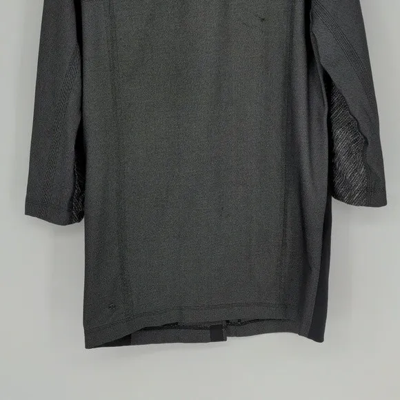 Lululemon Cocoon Car Coat Shine Dot Black Diamond Jacquard Space Dye‎ Size Small - Image 14
